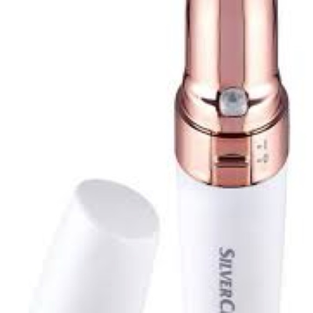 Facial hair remover in White and Gold